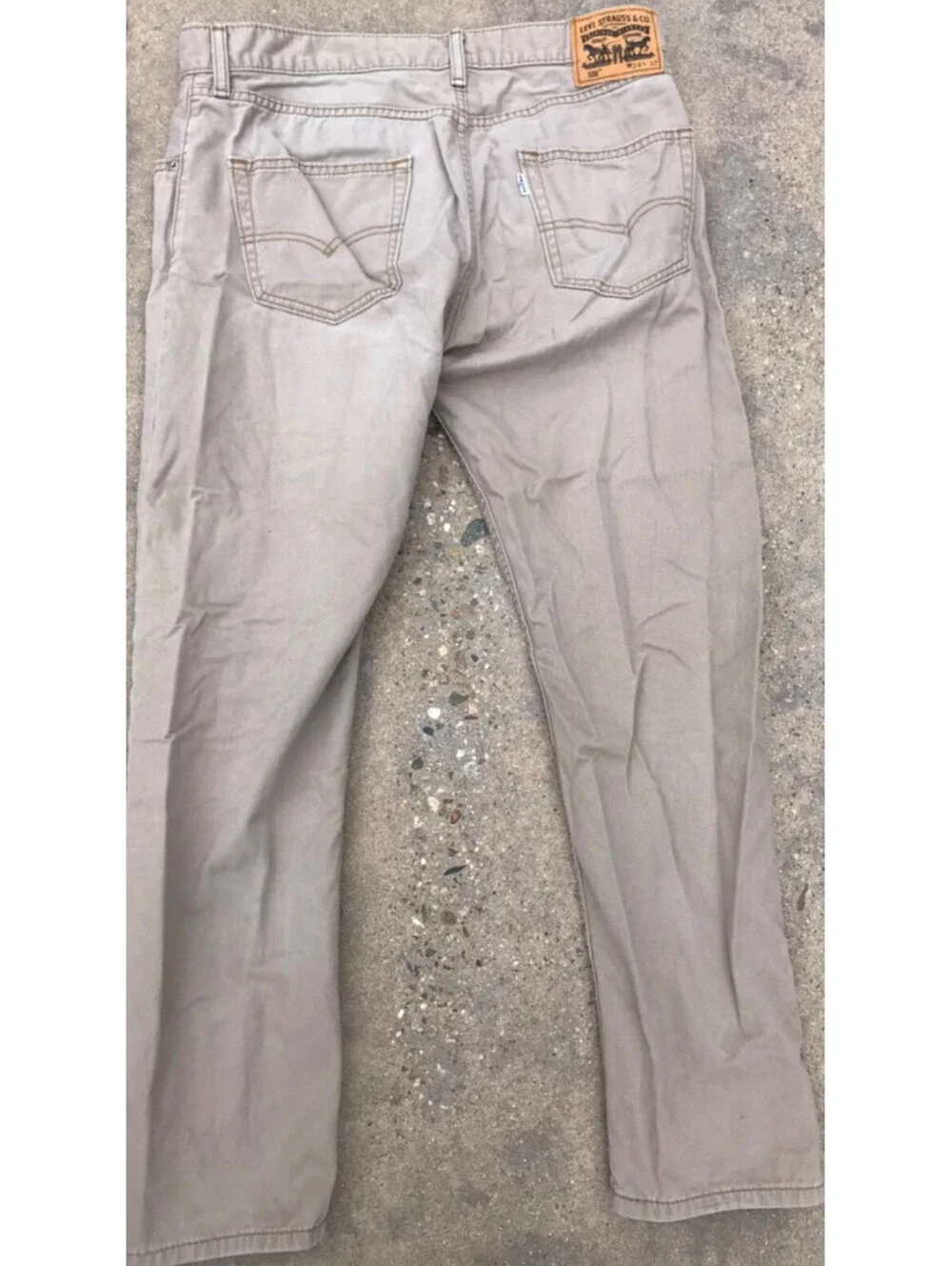 Levi's 508 Regular Taper Tan Cotton Denim Jeans 34